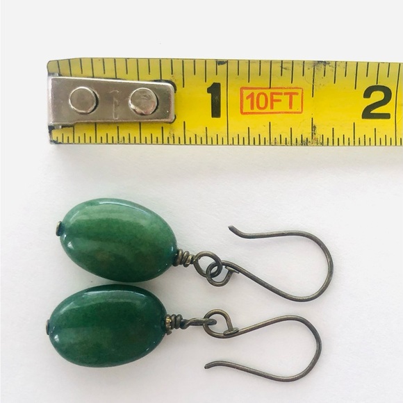Green aventurine gemstone earrings - New and new packaging ⭐️ 5 for $25 ⭐️ - Picture 5 of 7